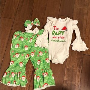 Festive Christmas Kids Matching Set